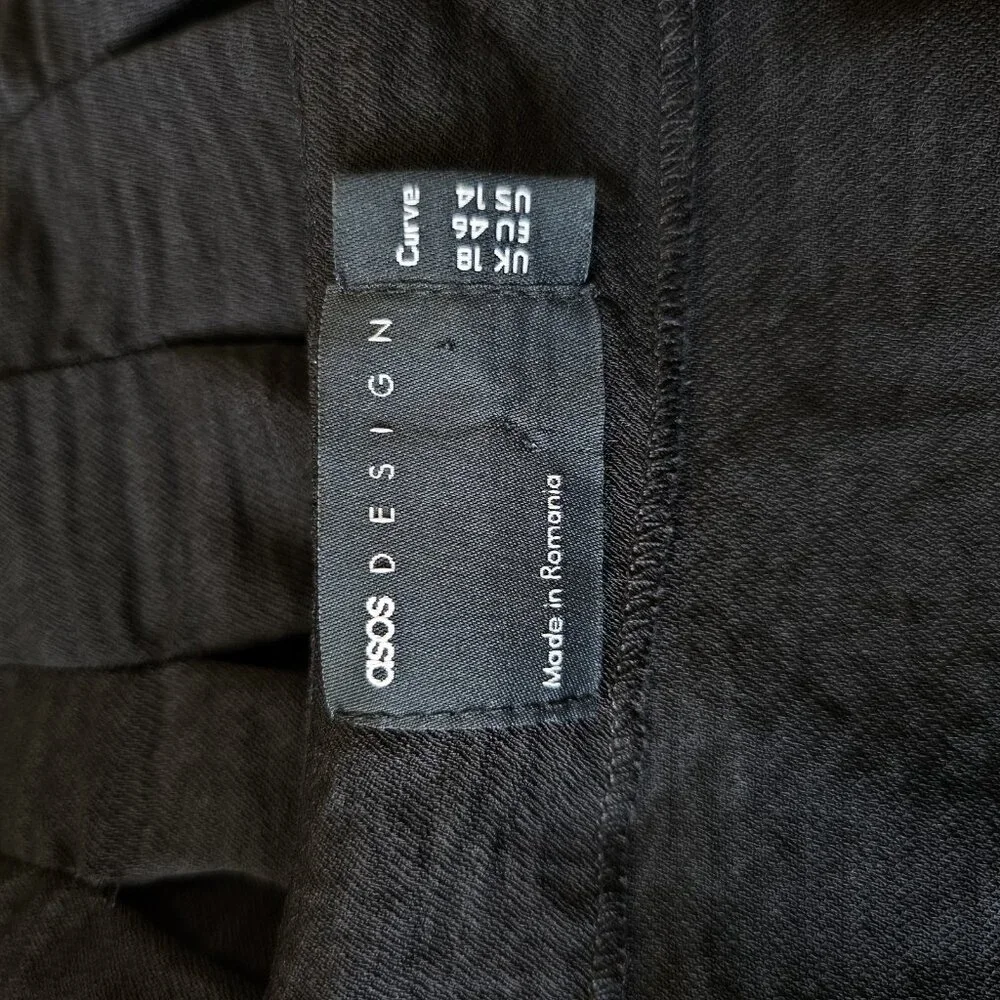 ASOS Black Button-Up Blouse - Picture 7 of 10